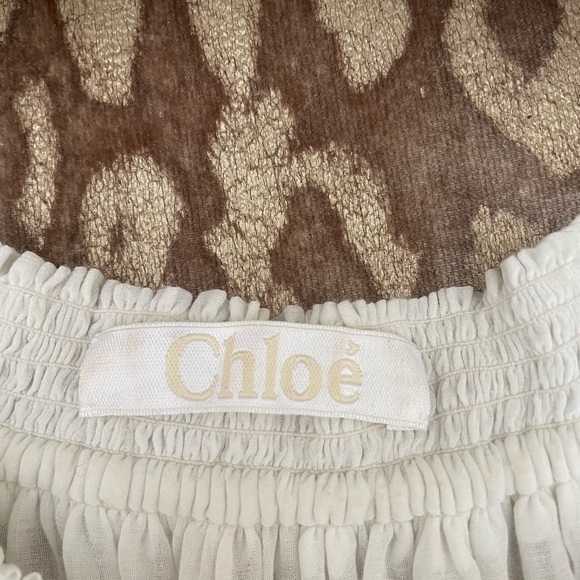 Chloe Cream Off-Shoulder Lace Blouse - Picture 3 of 5